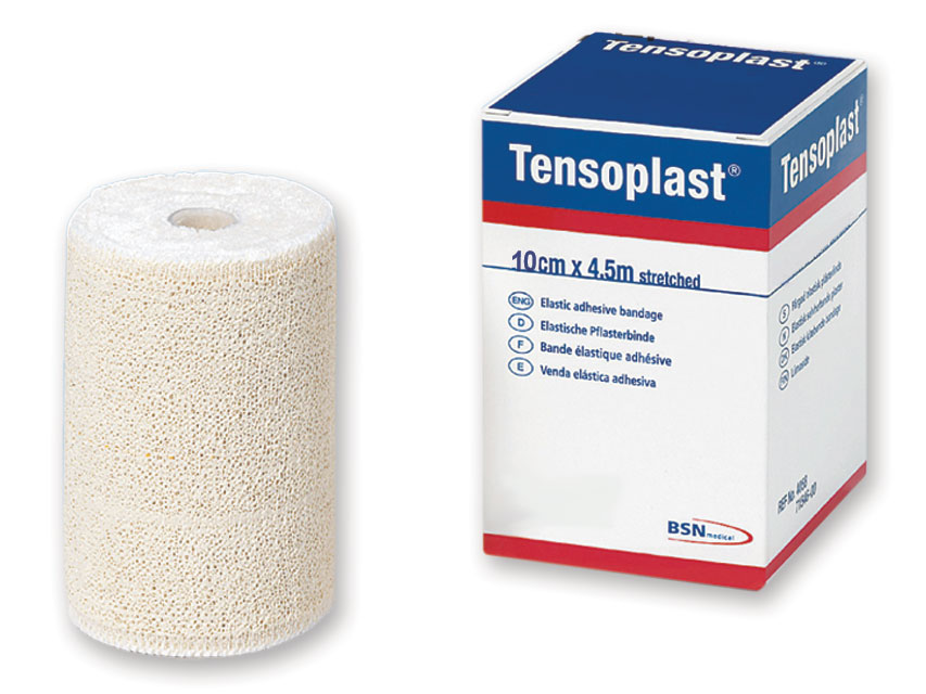 BANDE Adezive elastice TENSOPLAST 4,5 m x 10 cm