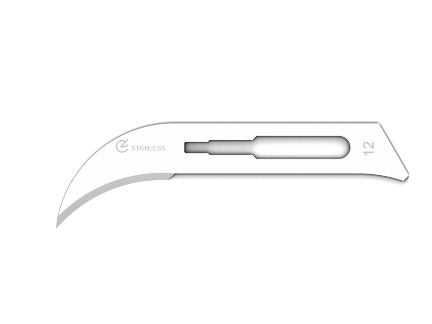 LAME INOX GIMA N. 12 - sterile