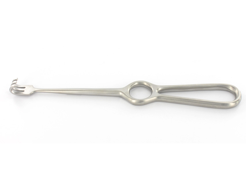 RETRACTOR VOLKMAN 3 dinți tociți - 22 cm
