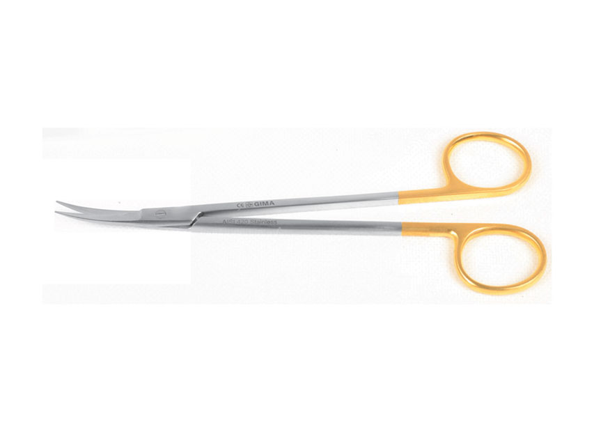 T.C. FOARCINE GOLD KELLY curbate - ascuțite - 16 cm