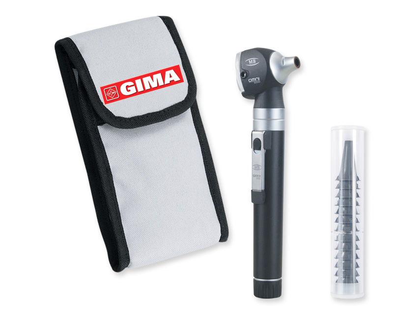 SIGMA F.O. OTOSCOP 2.5V - lumina LED - negru - husa