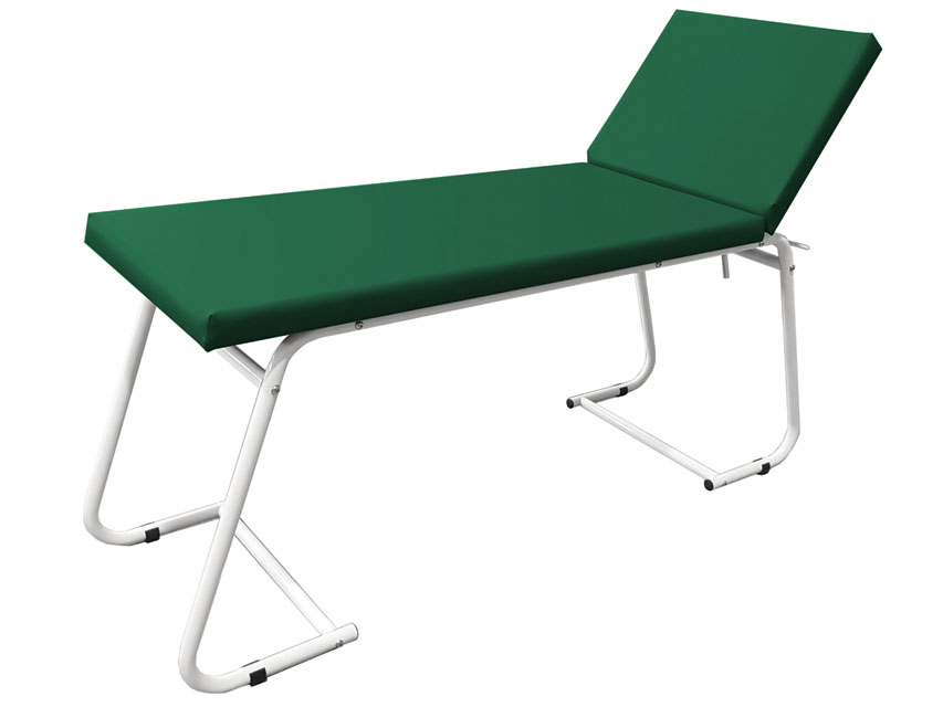 CANAPEA DE EXAMINARE - saltea vopsita in alb, verde