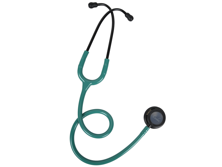 EVOLVE DUAL HEAD STETHO - cap negru - Y verde smarald