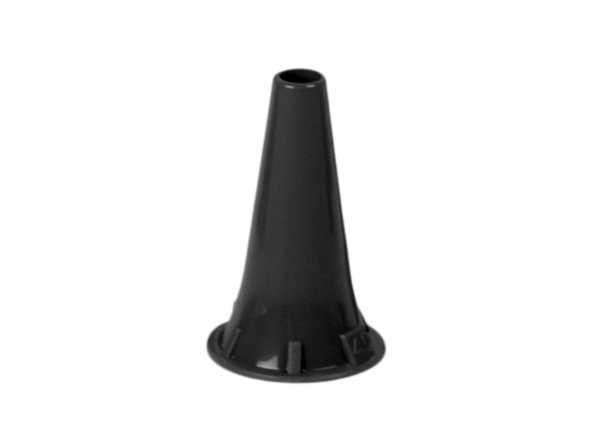 MINI EAR SPECULUM diam. 4 mm - negru - in dozator