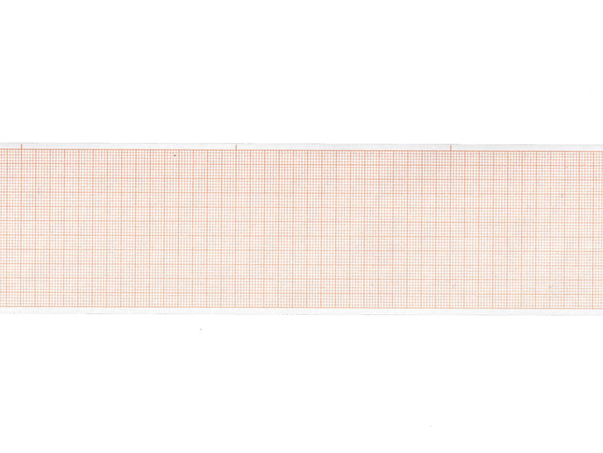 Hârtie termică ECG rolă 60x30 mm x m - grilă portocalie