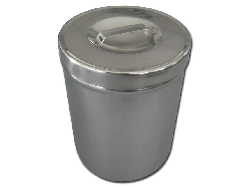 BORCAL INOX 2 l cu capac - diam.127x162 mm