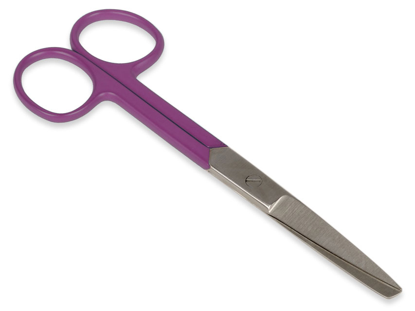FOARCĂ DREPTĂ S/S - inel violet - contondent/ascuțit - 14 cm