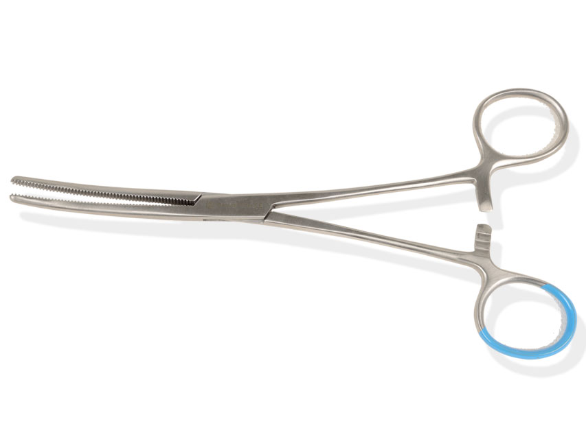 PENSA STERILE PEAN - curbata - 18 cm