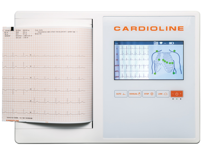 CARDIOLINE ECG200L GLASGOW - Ecran tactil color de 7 inchi