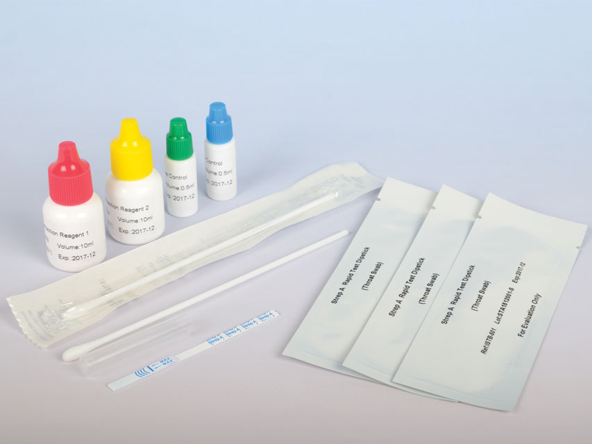 TEST STREP-A - culoare duala - banda