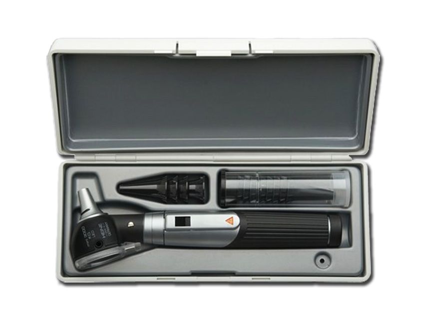 OTOSCOP HEINE MINI 3000 F.O.LED cu carcasa - negru