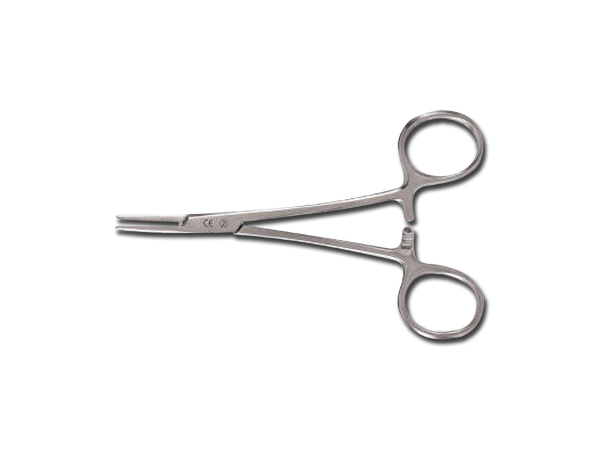 UNICĂ FOLOSINȚĂ METAL Mosquito pensa  14 cm drept - sterile