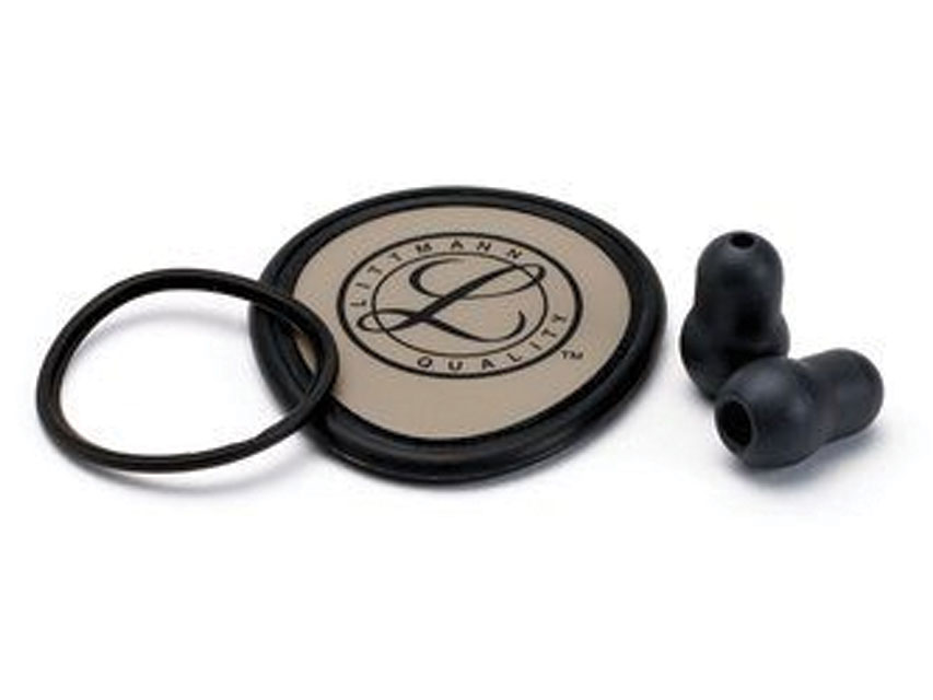 KIT LITTMANN 40020: DIAFRAG+RIM+BELL SLEEVE+EARTIES pentru Ușoare - negru - blister