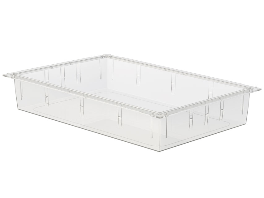 SERTAR ISO PLASTIC TRANSPARENT 600x400x100 mm - inchis