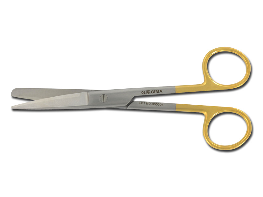 FOARCI DE AUR DREPT BLUNT/ASCUȚIT - 14,5 cm