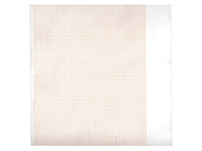 Hârtie termică ECG 210x20 mm x m rola - grilă portocalie