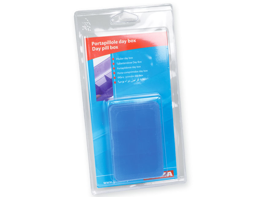 DAILY HANDY PIL BOX - albastru deschis - blister