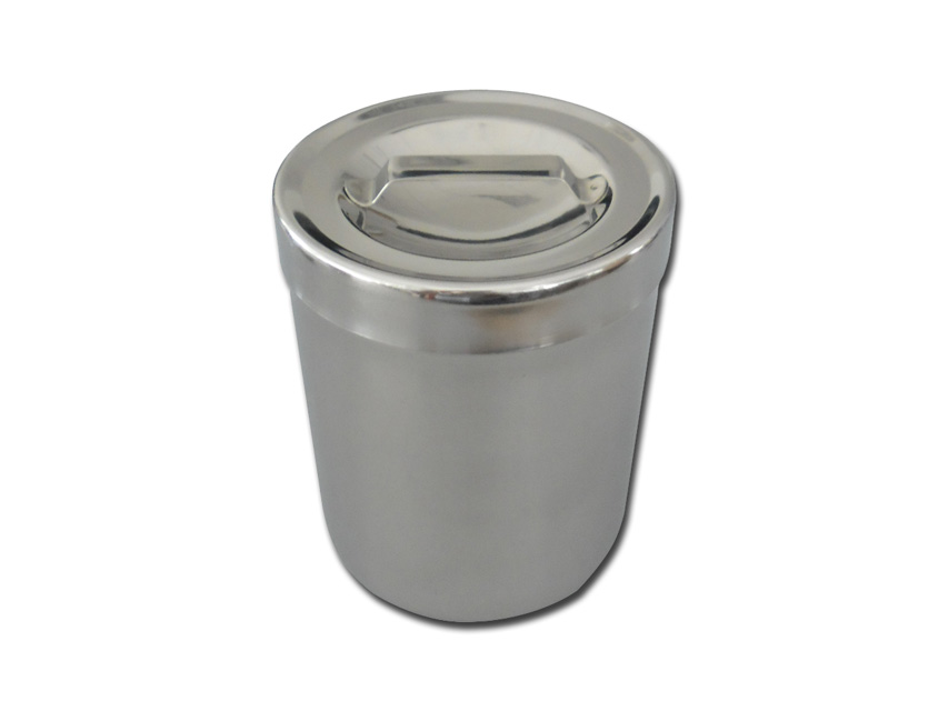 BORCAL INOX 1 l cu capac - diam.103x128 mm
