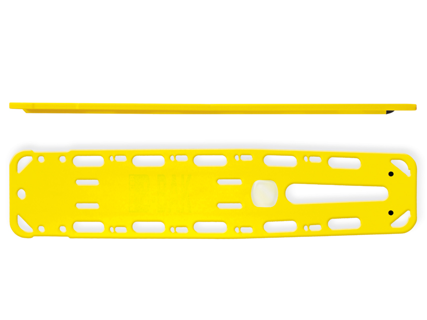 B--BAK PIN SPINAL BOARD - galben