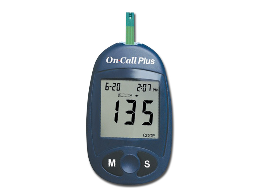 PLUS Glucometru  MONITOR mg / dl metru numai - spaniolă / portugheză