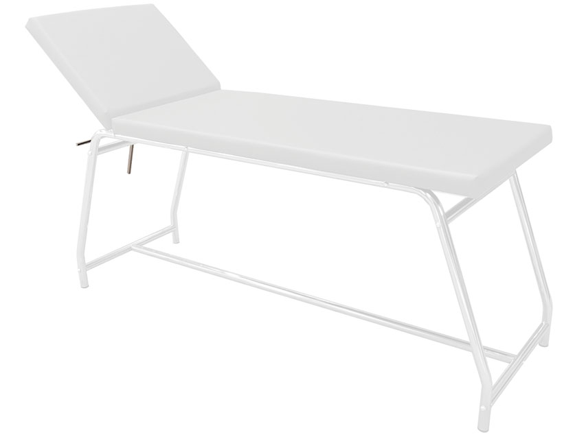 CANAPEL DE EXAMINARE sarcina 120 kg - vopsit alb, saltea alba