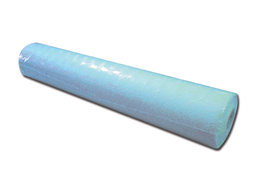 ROLA DE POLITEN GOFAT - 50m x 50cm - albastru deschis