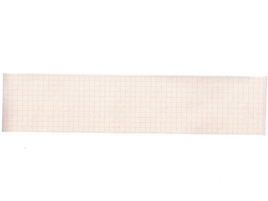 Hârtie termică ECG 58x25 mm x m rola - grilă portocalie