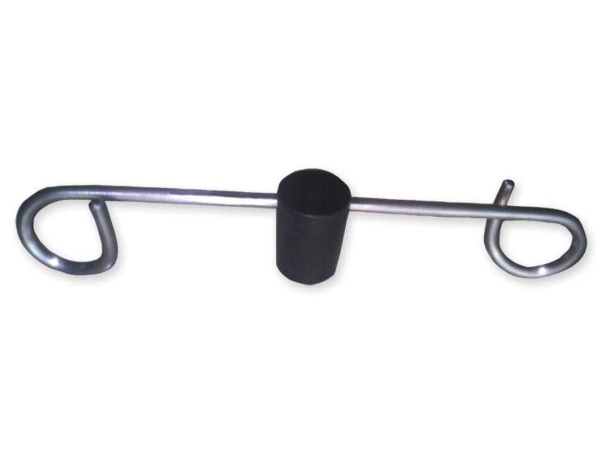 SUPORT INOX - 2 carlige