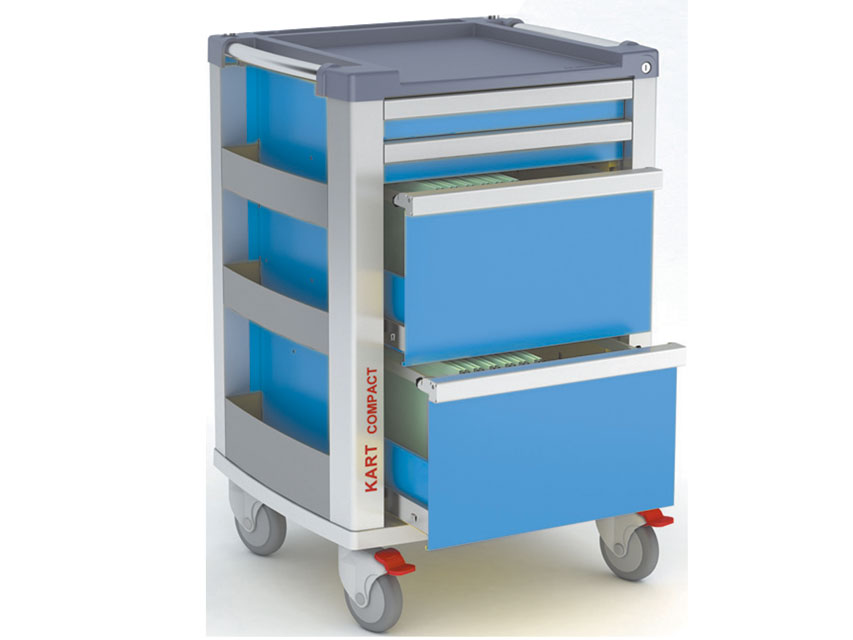 KART COMPACT MULTIUZ - albastru deschis