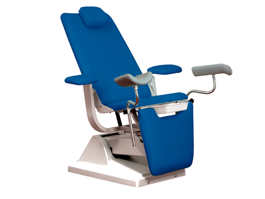 SCAUN PAT GYNEX cu suport role - albastru