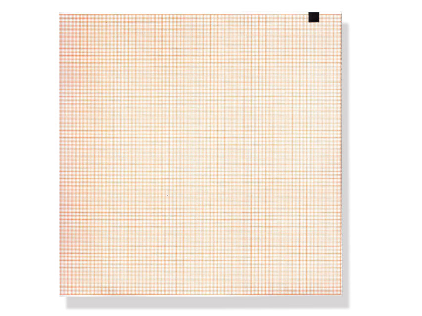 Hârtie termică ECG 210x295 mm x150s pachet - grilă portocalie