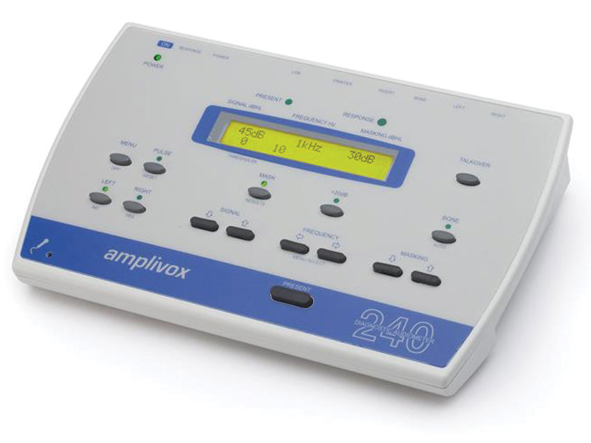 AMPLIVOX 240 AUDIOMETRUL DIAGNOSTIC - aer, os, masca de conducere