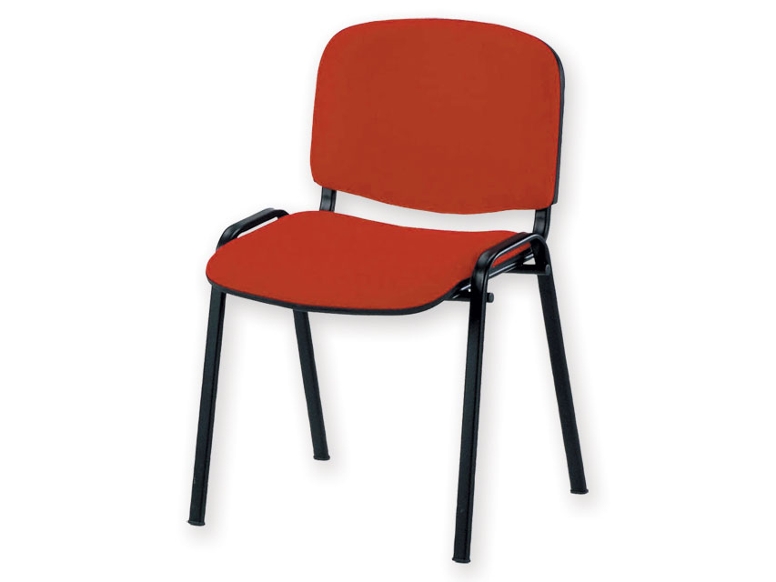 SCAUN VIZITOR ISO - stofa - rosu