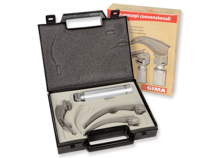 SET LARINGOSCOP 3 MC INT. BL.2-3-4 - adult