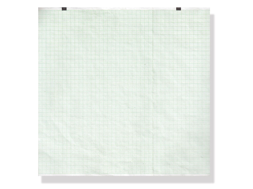 Pachet hârtie termică ECG 210x140mm x250s - grilă verde