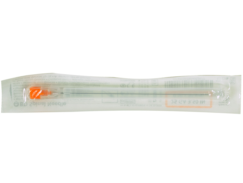 BD ACE POINT QUINCKE 25G - 0,5x90 mm portocaliu