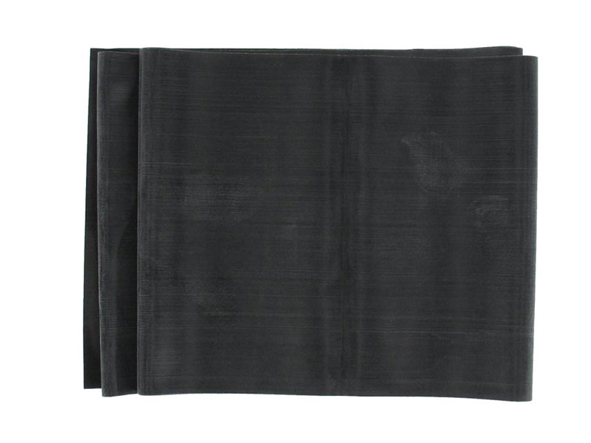 BANDA DE EXERCIȚI FĂRĂ LATEX 1,5 m x 14 cm x 0,40 mm - neagră
