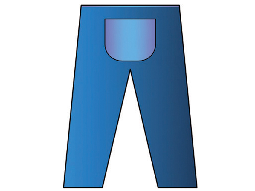 PANTALONI DE COLONOSCOPIE 30 g/m2 - nesterili