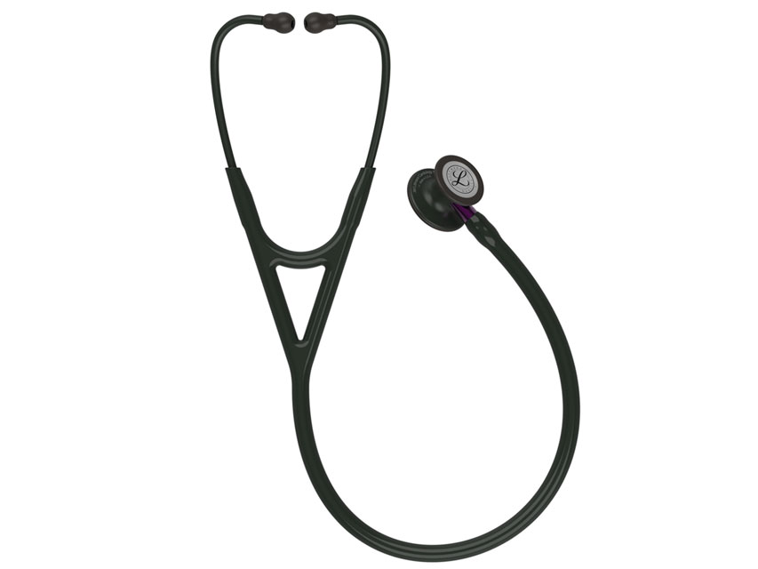 LITTMANN CARDIOLOGY IV - 6203 - negru - finisaj negru - tulpina violet