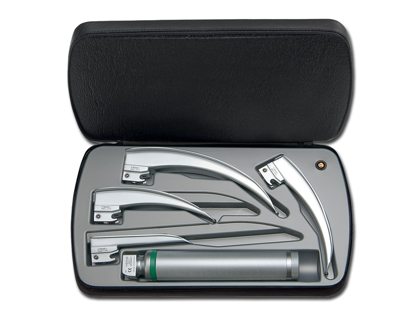 SET HEINE CLASSIC+ F.O.LARINGOSCOPE - 4 lame