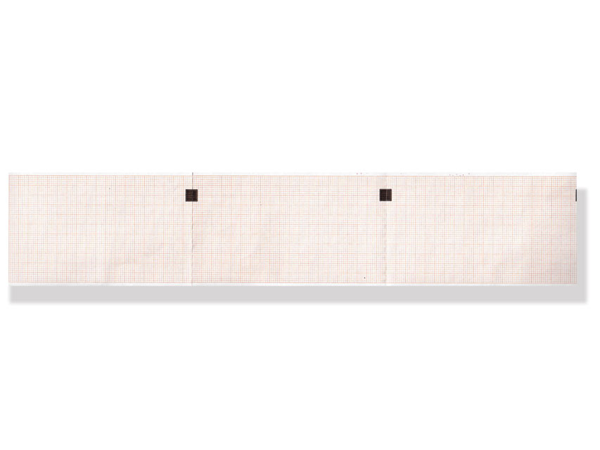 ECG x300s hârtie termică 60x100mm pack  - grila portocaliu