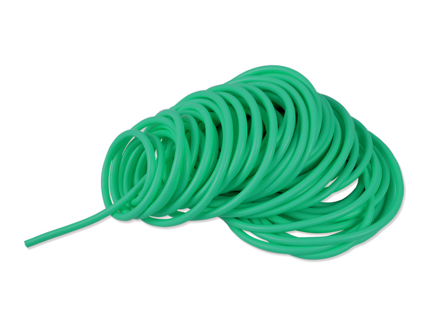 TUB DE EXERCIȚI LATEX 25 m x 2,0 mm - deschis - verde