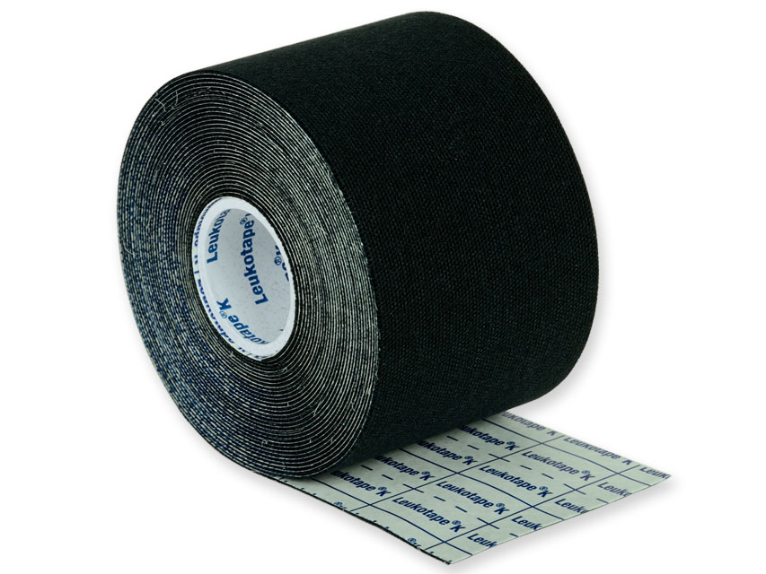 BANDA NEUROMUSCULARA LEUKOTAPE K 5 m x 5 cm - neagra