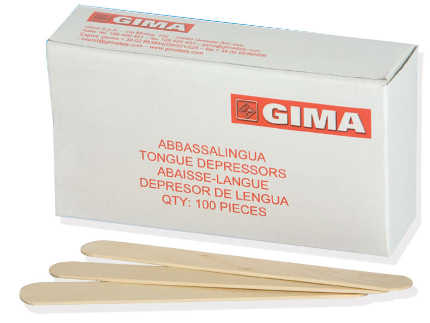 DEPRESOARE DE LIMBĂ DIN LEMN - nesterile (50 pachete de 100)
