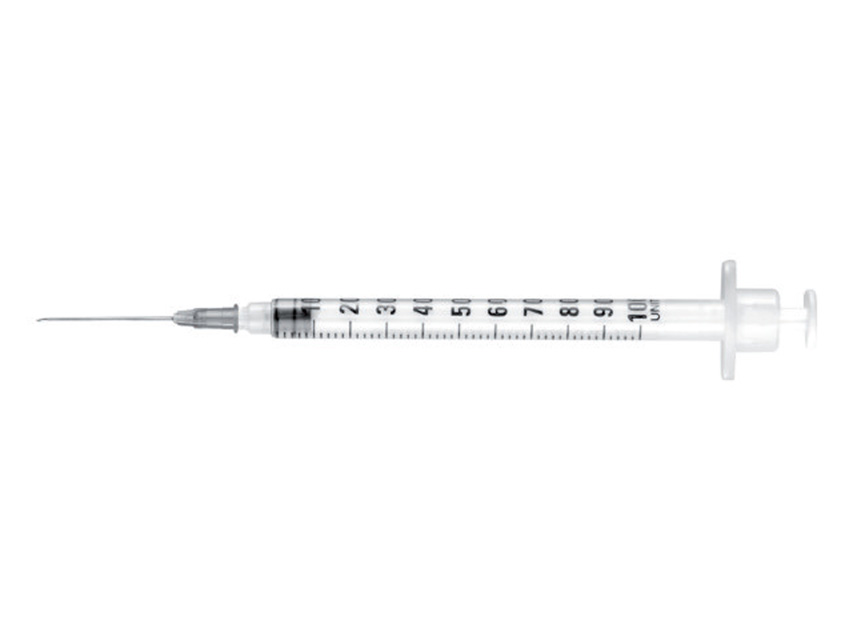 SERINGI DE INSULINĂ AC MONTAT 25G - 1 ml