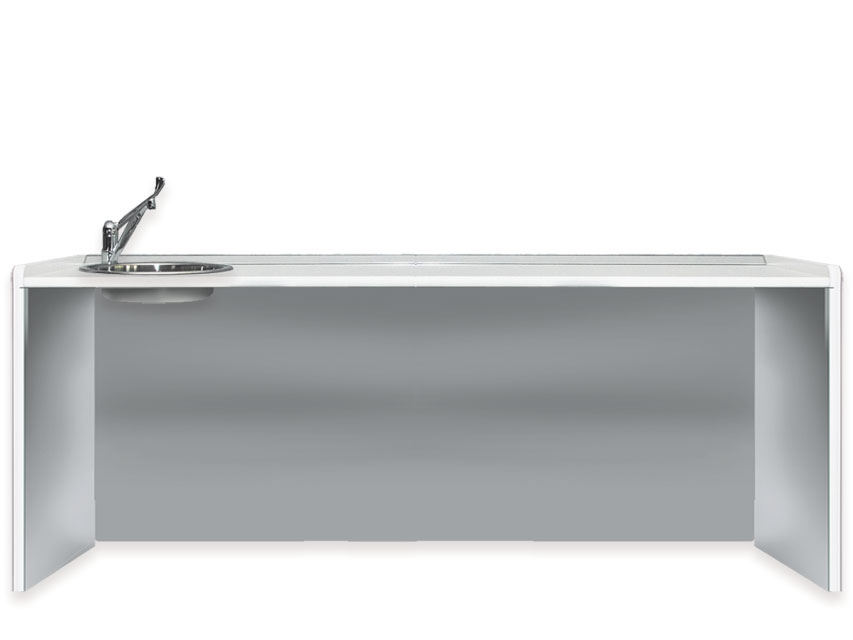 BLAT DE LUCRU 206 cm - lavoar stanga