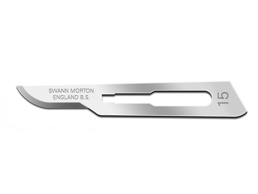 LAME OTEL CARBON SWANN-MORTON N. 15 - sterile