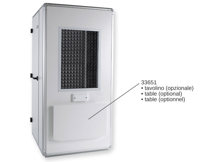 CABINA AUDIOMETRICA PRO 30 107x107x242 cm