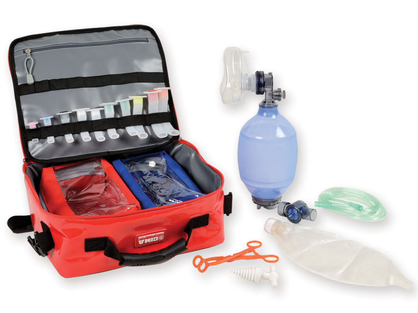KIT RESUSCITATOR SILICON cu geanta - adult