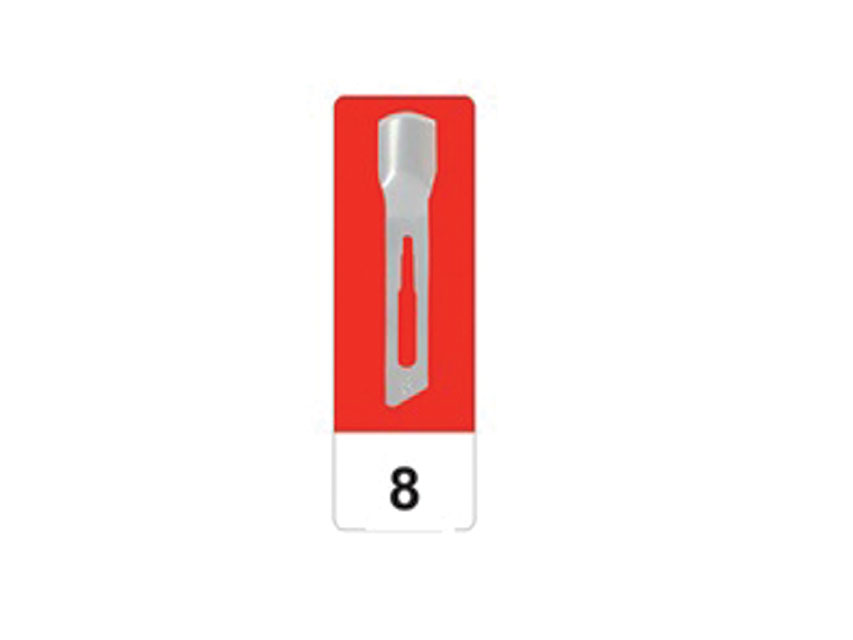 LAME GIMA OTEL CARBON N 8 - sterile